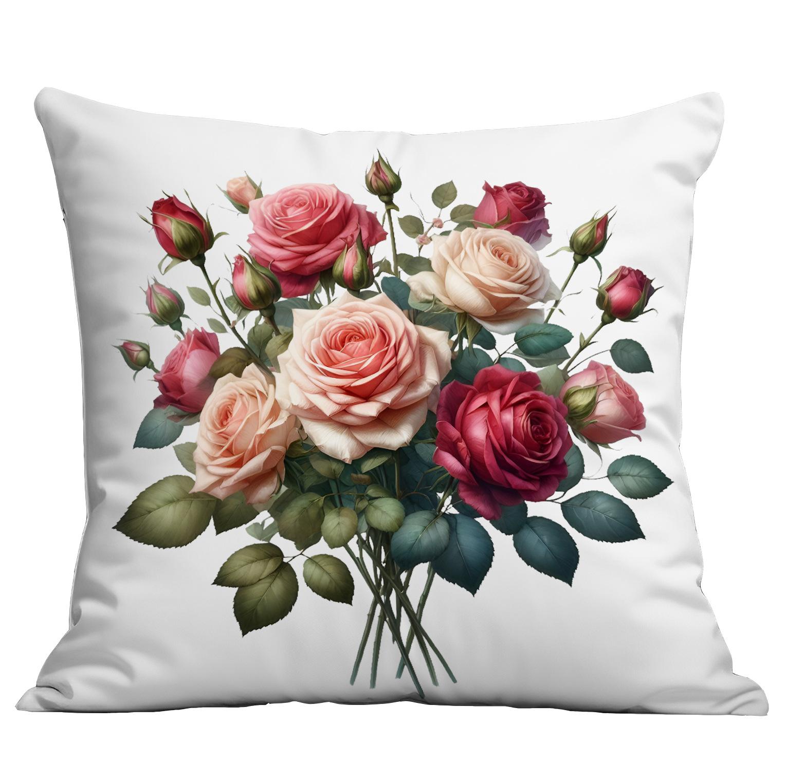 

Новая наволочка на подушку ко Дню святого Валентина Розовый эльф Красный Любовь Гостиная Диван Наволочка 45 * 45Cm