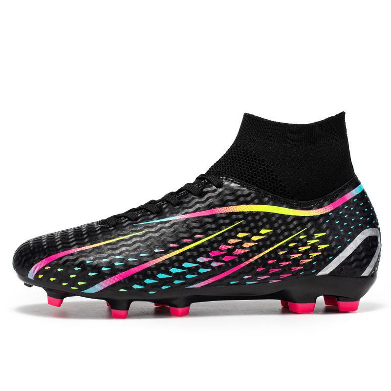 Xiyin Overseas Football Shoes Men's High-top Artificial Grass Long Nails Broken Nails Training Sports Shoes