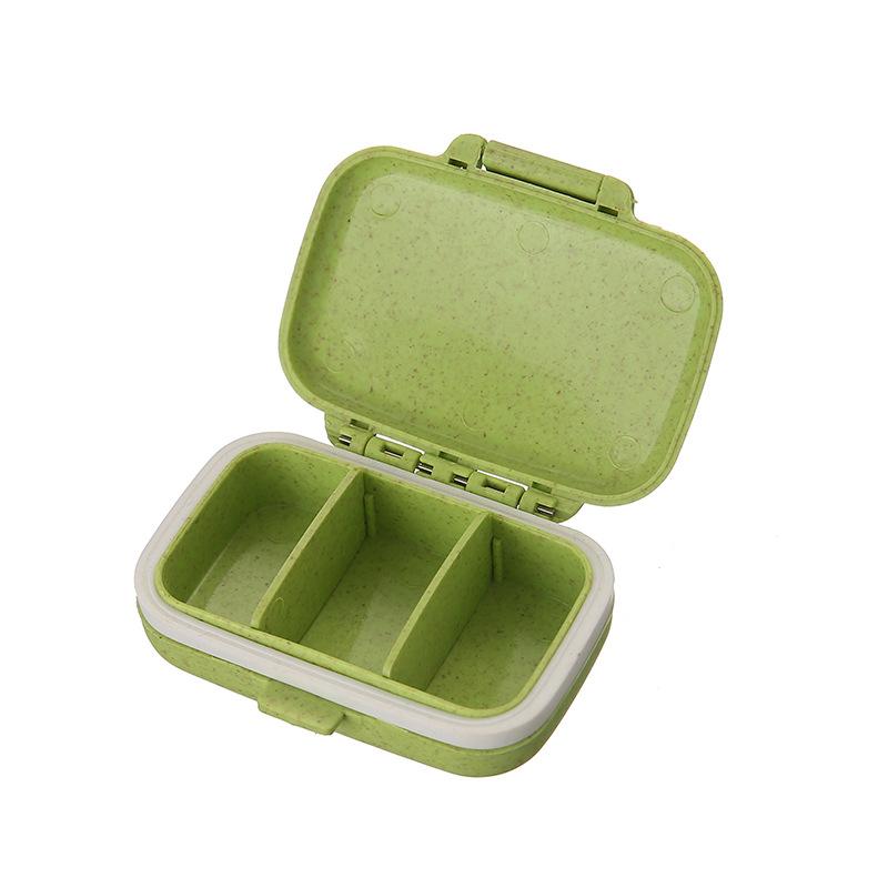 Nieuwe Draagbare Pillendoos met 3 Compartimenten, Wekelijkse Tablet Opbergdoos, Reis Medicijn Pillenbox Dispenser