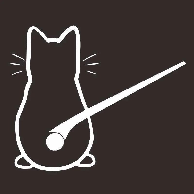 Cartoon Cute Cat Sticker Windshield Wiper Sticker Car Sticker Car Rear Wiper Decal Car Accessories
