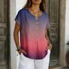 Women's Casual, Loose-Fit, And Stylish Short-Sleeve Cotton-Linen Top