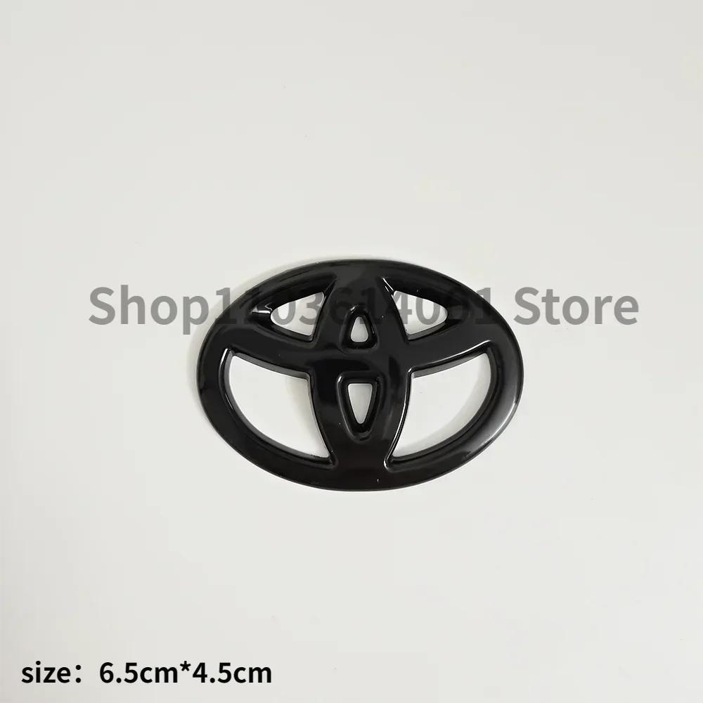 Free of Disassembly Steering Wheel Logo Car Emblem Stickers for Toyota RAV4 Corolla Camry Yaris Vios Hilux Prius CHR Accessories