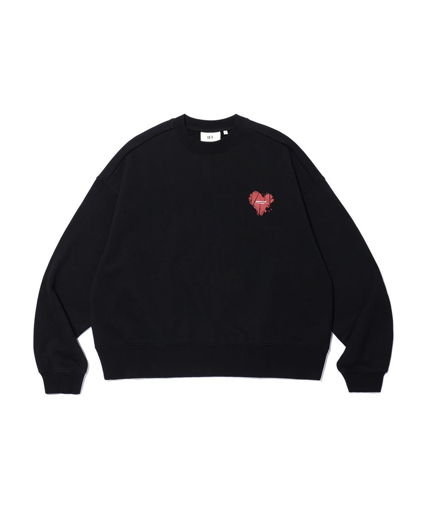 IEY Broken Heart Sweatshirt Black