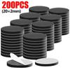 Round Self Adhesive Magnetic Dots Flexible Sticky Magnet Sheets Classroom Refrigerators Craft DIY Small Magnets Stickers Circles