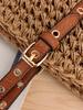 Phoenix Eye Single Shoulder Woven Crochet Tassel Beach Bag for Women
