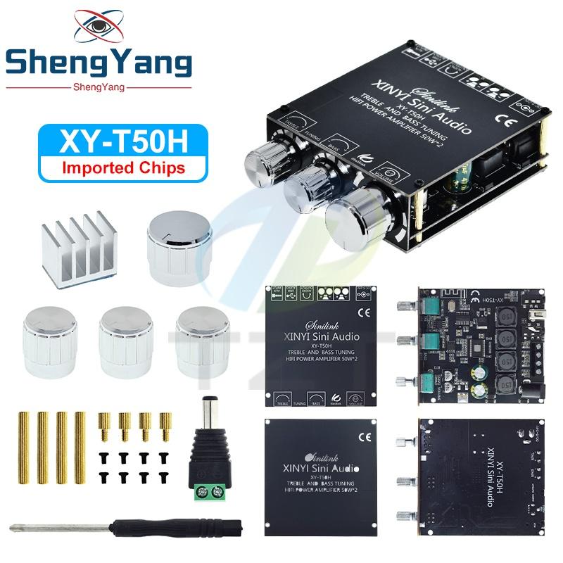 XY-T50H XY-T50L TPA3116D2 2x50W Bluetooth 5.0 Subwoofer HIFI Speaker Dual Channel Digital Audio Power Amplifie Board Stereo AMP