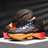 Summer new flying electric running shoes men's shock absorption and rebound racing breathable training sports shoes carbon board running shoes men'