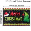 Christmas Doormat Merry Christmas Decorations for Home 2026 Navidad Natal Outdoor Floor Carpet Xmas Ornament New Year Gift 2026