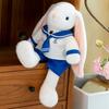 Cartoon Navy Rabbit Sailor Uniform Animal Stuffed Plush Toys Doll Gift Birthday