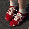 Red Apple Dexun Shoes Women's Autumn New Light Forrest Gump Shoes Versatile Sports and Leisure Board Shoes