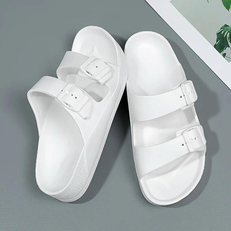 Women Men Slippers Soft Sandals Women Beach Casual Shoes EVA Slides Original Men Flip-flop Summer Summer Men's Sandal