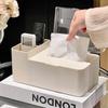 Elegant Tissue and Washcloth Storage Box for Bathroom and Living Room