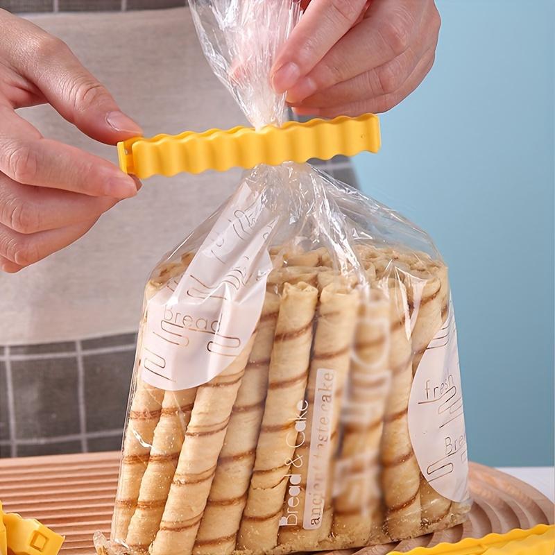 12PCS Food Safe French Fry Shaped Sealing Clips Reusable Snack Bag Clips for Kitchen Pantry Storage Organization