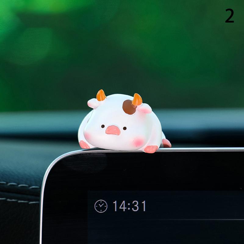 Mini Cartoon Animal Resin Decorative Toy Cute Computer Desktop Decoration Car Cute Doll Perfect Birthday Gift Choice Decoration