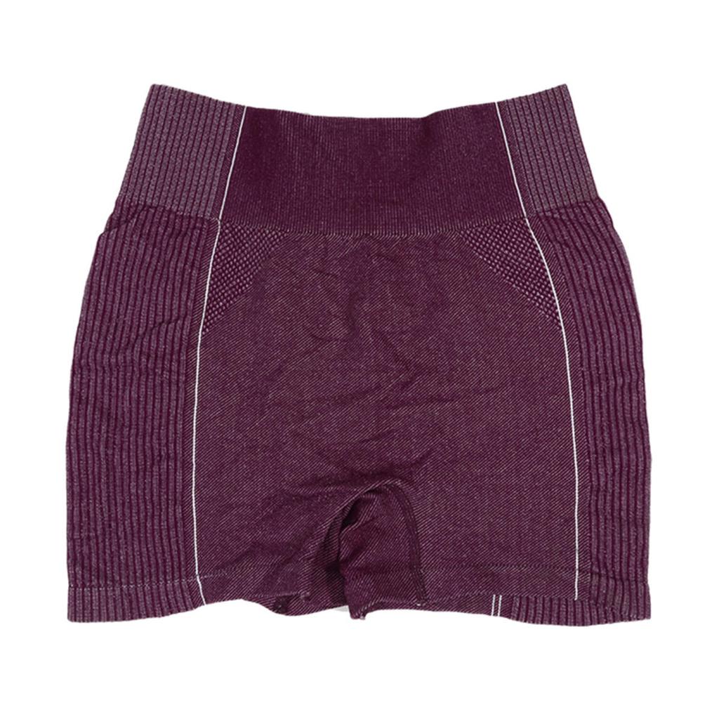 Women's High Waist Fitness Yoga Pant Seamless Fitness Outfits Thin Anti Exposure Sports Shorts for Ladies Outdoor Cycling Jogging Running