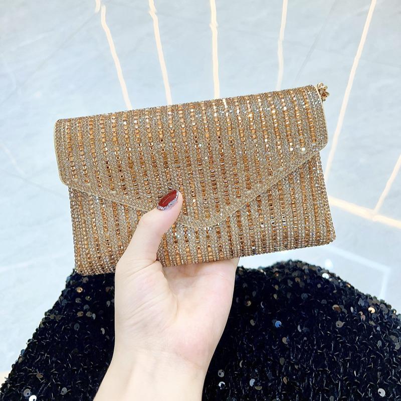 Grenzüberschreitende Mode Diamantketten-Clutch – Vielseitliche Abend-, Umhänge-, Schulter- oder Unterarmtasche
