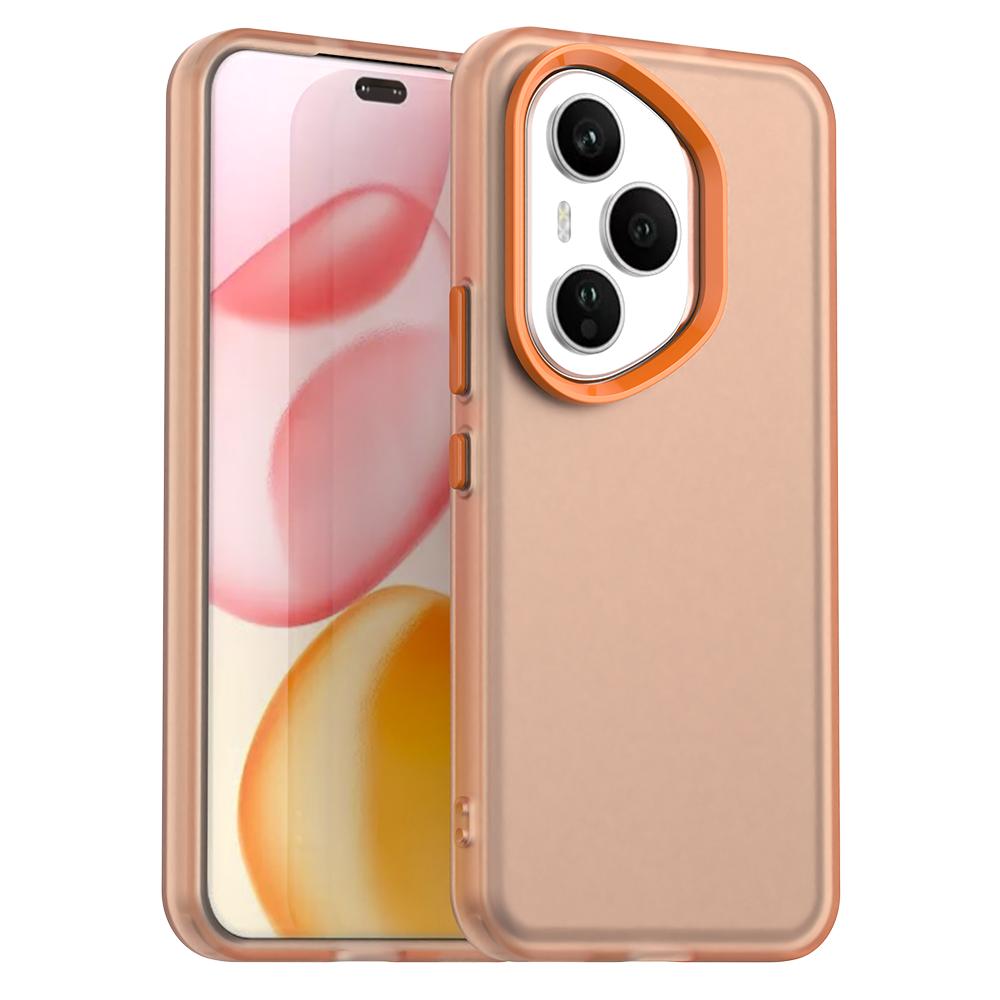 Custodia Trasparente Opaca Colore Caramella per Huawei Honor 400 X60 Magic 7 Pro Lite X9C Cover Posteriore Trasparente Antiurto Amica della Pelle