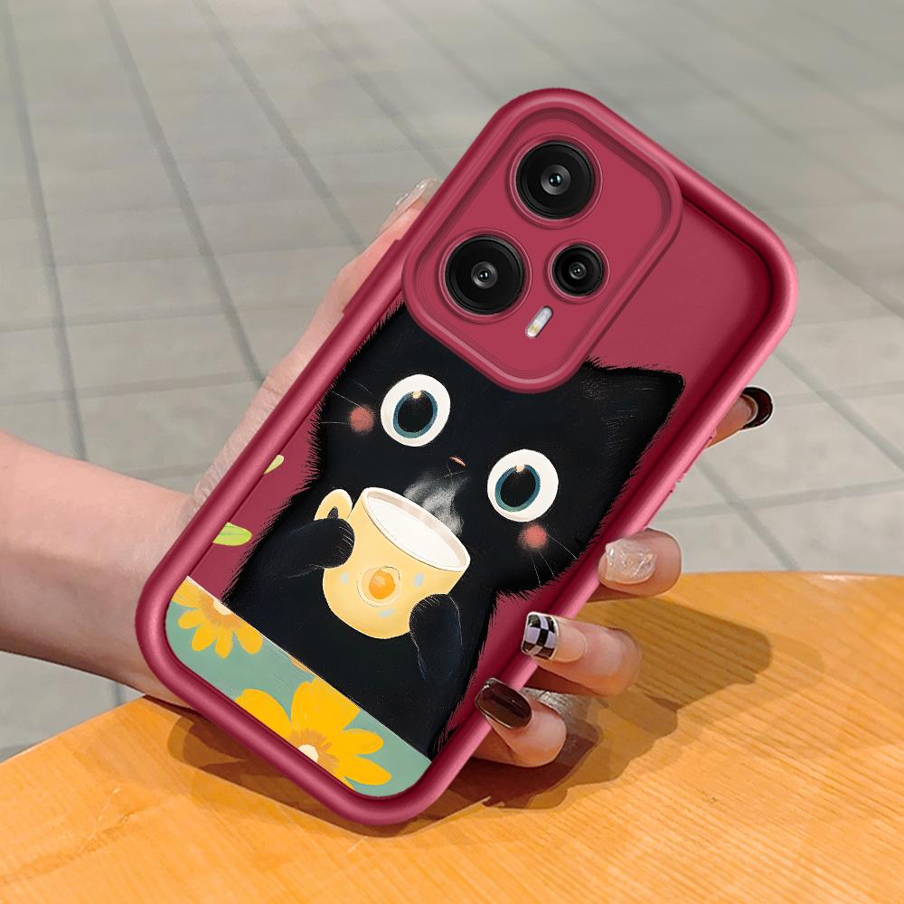 

Мягкий силиконовый квадратный чехол с рисунком лестницы для телефона, полное покрытие, противоударный защитный резиновый чехол для камеры для Xiaomi Redmi Redmi Note 10 Pro темно-красного