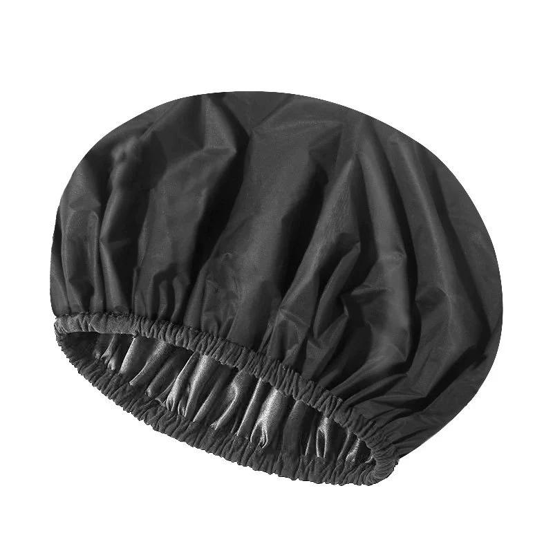 Cuffia da doccia impermeabile per bagno Cuffia per capelli elastica per cappello da bagno addensata per donna Bellezza Parrucchiere Dot Prodotti Accessori per il bagno