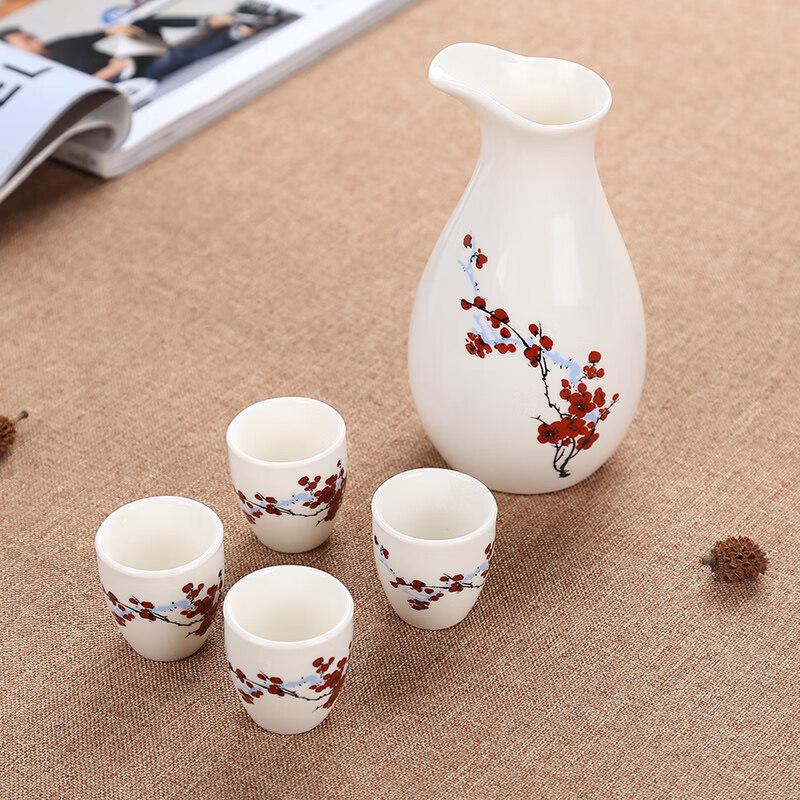 Qiwei 9-Piece Ceramic Wine & Sake Set