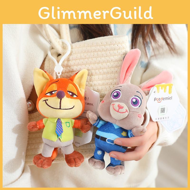 Animal Zootopia Sweet Plush Keychains Featuring Judy And Nick Perfect For Occasion Any