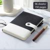 A5 Executive Notebook Thick Paper Notebook with Faux Leather Cover 192 Pages Personal Diary Notepad for Business Meetings