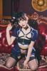 Clearstone Royal Nudie Cosplay Halloween Premium Police Costume, Women's, Navy