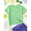 European Size A Easy and Creative Casual T Shirt with A Heart Print Perfect for A Girl Who Loves To Dance