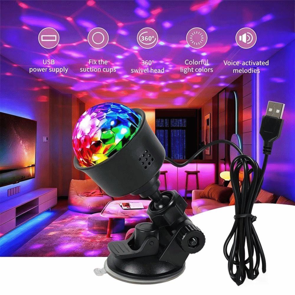 ABS Disco Ball Light USB Powered Stage Disco Light New LED Disco Light Home Party