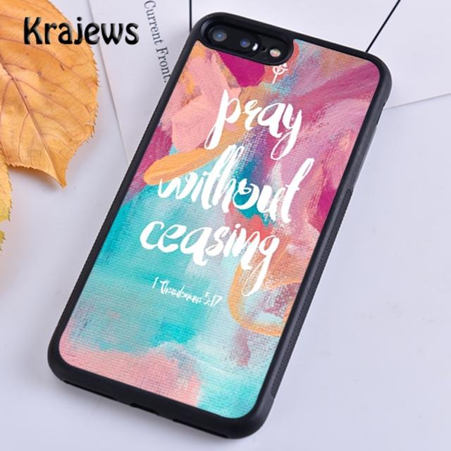Krajews Bible Verse Philippians Jesus Phone Case Cover For iPhone 17 Air 16 15 14 Plus 11 12 13 Pro Max Coque Fundas
