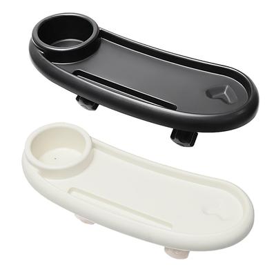 Porte-gobelet pour poussette 3 en 1 Plateau repas amovible pour poussette bébé Plateau universel pour accessoires de poussette