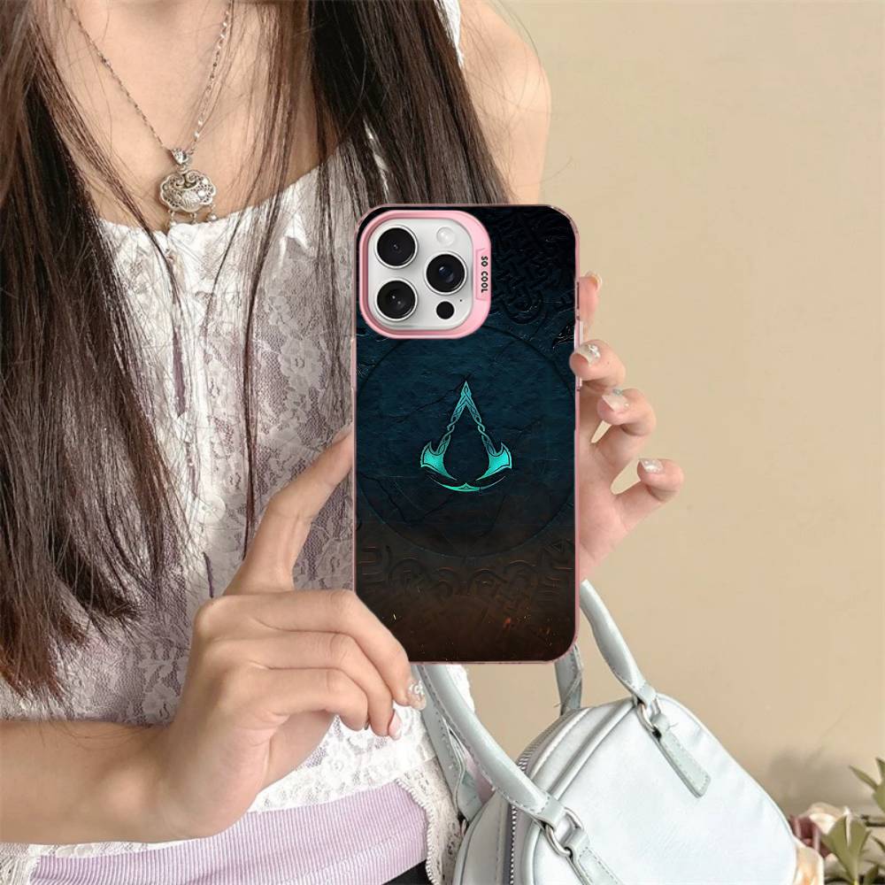 A-Assassin S-Creed Gaming Phone Cases For IPhone 17 16 15 14 13 12 11 Plus Pro Max Pro Color Matte Cover
