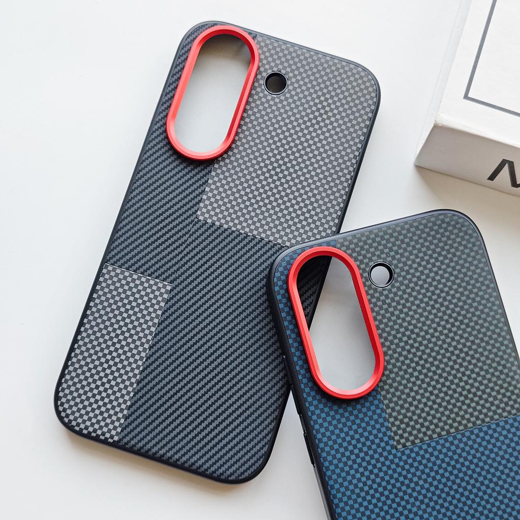 Pro POCO X8 Pro Max Redmi Turbo 5 Max Pouzdro Kevlarová Aramidová Vláknina Textura Ochrana proti otiskům Prstů Kožené Nárazuvzdorné Kryt