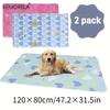 2PCS Washable Dog Urine Pads Reusable Dog Training Pad - Ultra-Absorbent Non-Slip Pet Pee Mat for Dogs Cats and Small Animals