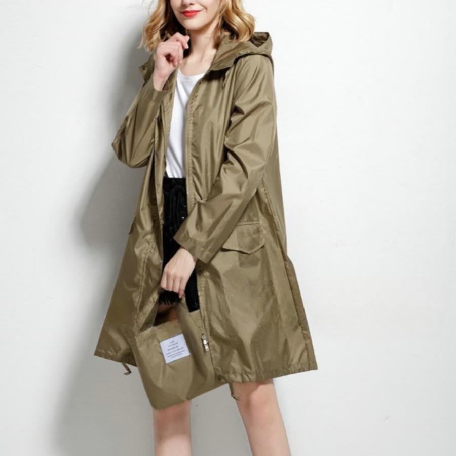 Adult Windproof Fashionable Travel Unisex Clothing Ultra Light Household Style Japanese Basic Jackets Women’s