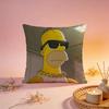 Stylish TThe Simpsonsew Cushion Cover Comfortable Durable Pillow Cover MultiScene for Home Office Car Sofa