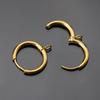 MINGXUAN 10pcs Gold Stainless Steel Earring Hook with Loop Ear Post Jump Ring French Earrings Earwire for Jewelry Making DIY