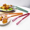 am Silicone Two-Tone Head-Up Kitchen Tongs 3 Color Mint/Orange/Red No Scratch No PFOA