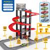 Children's Parking Toy Set Three-dimensional Multi-layer Car Assembly Rail Car Parent-child Interaction Gift Boy