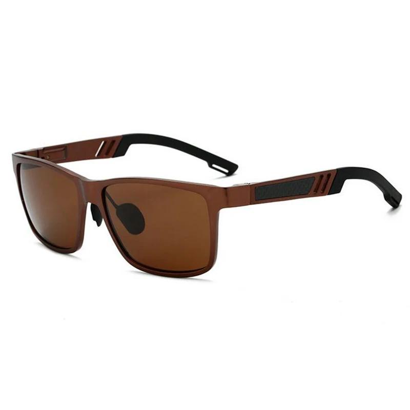 Aluminum Magnesium Nearsighted Sunglasses For Men Sport Pilot Driving Prescription Glasses -0.5 To -6.0