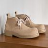 Mickey Round Head Martin Boots New Platform Heightening Big Head Derby Shoes Casual Shoes Short Boots