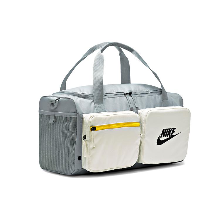 Nike Fabric Gym Bag Travel Bag Small Unisex Light Smoke Gray (Unisex) Gym Bags BA6169 077