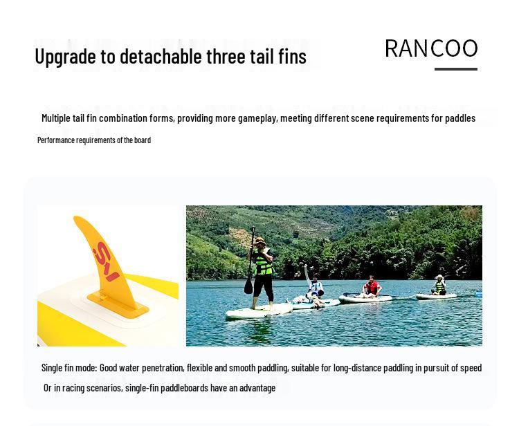 Lanko Inflatable Stand-Up Paddleboard for Racing and Surfing