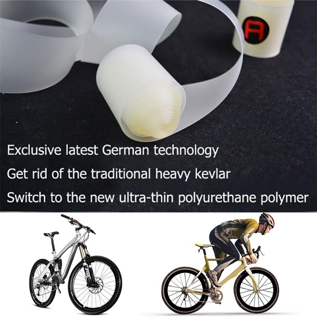 2 Roll Puncture-proof MTB Mountain Bike Bicycle Tire Lining Inner Protection Pad