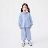 Girls' Casual Lace Bow Two-Piece Set