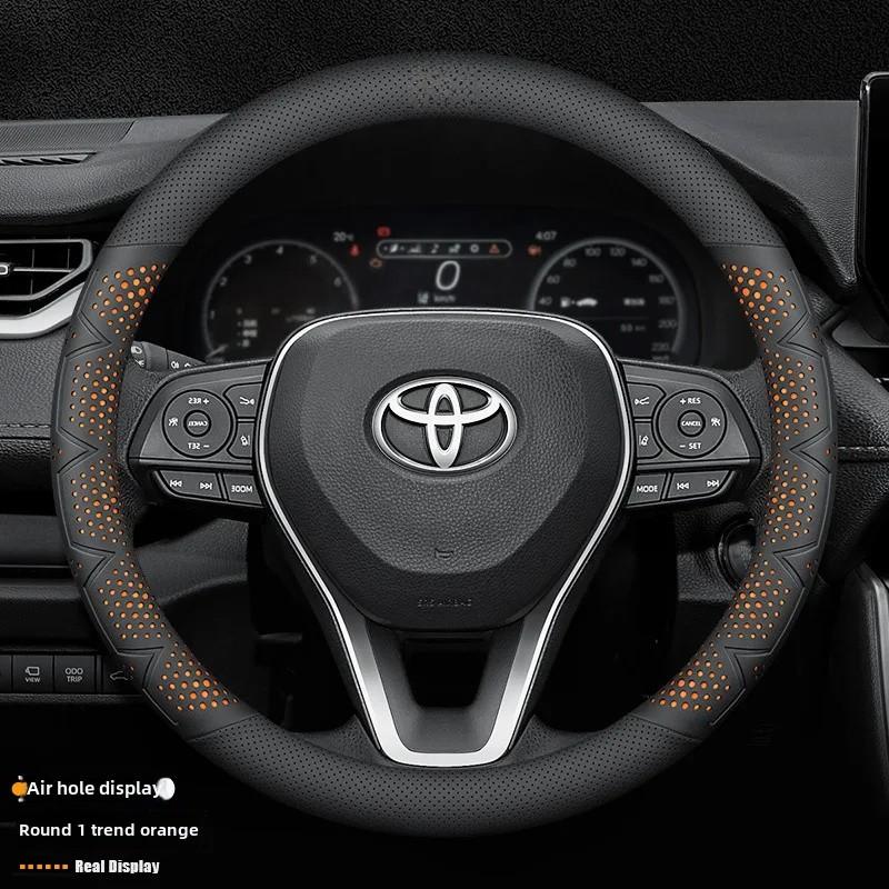 Toyota Rattöverdrag Anti-halk Svettabsorberande Andningsbar Ultratunn Slitstark Fyra Säsonger Specialbil Ratt