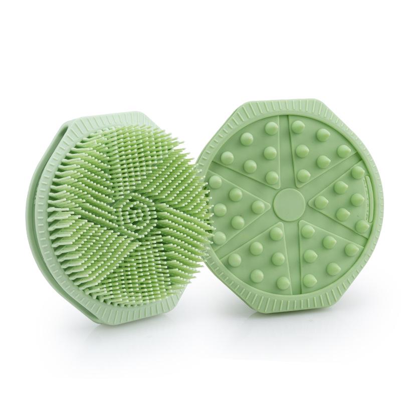 Double-Sided Silicone Bath & Massage Brush for Babies