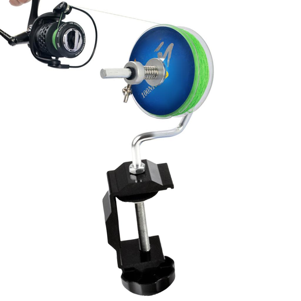 Protable Fishing Line Winder Spooler Stable Spooler Machine Adjustable Spinning Reel Spool Spooling Station System