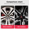 vdpc7 4Pcs 56mm 60mm Car Wheel Hub Center Cap Badge HubCap Auto Accessories For Mitsubishi Lancer Pajero Sport ASX L200 Eclipse Cross
