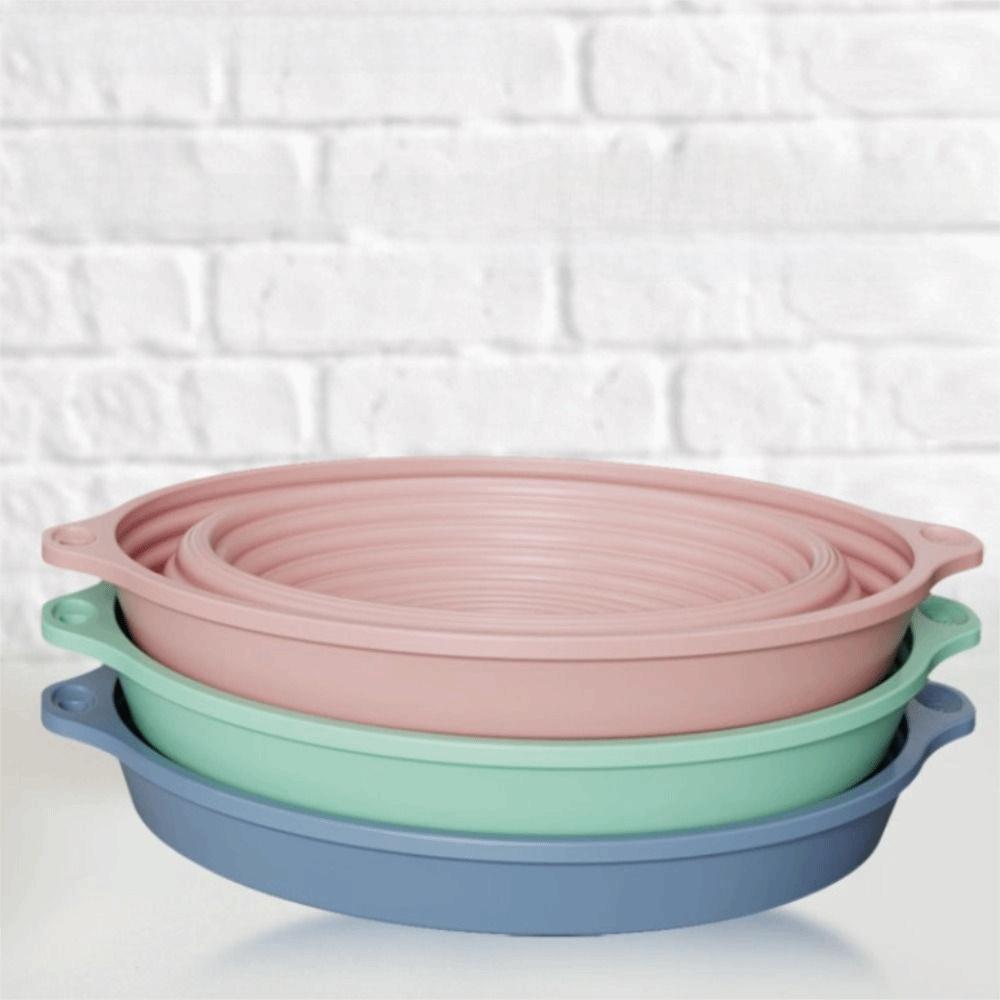 Silicone Bread Proofing Basket Round/Oval Dough Fermentation Basket Dough Proofing Bowl  Sourdough